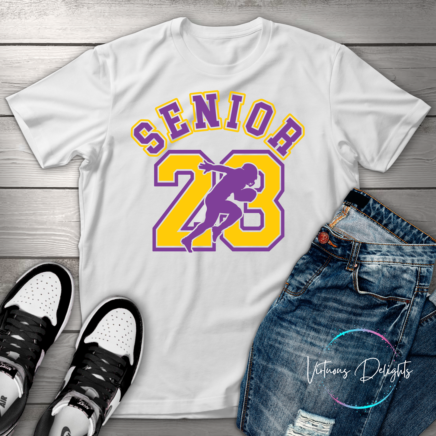Air Senior 23 Graduation 2023 Football T-Shirt