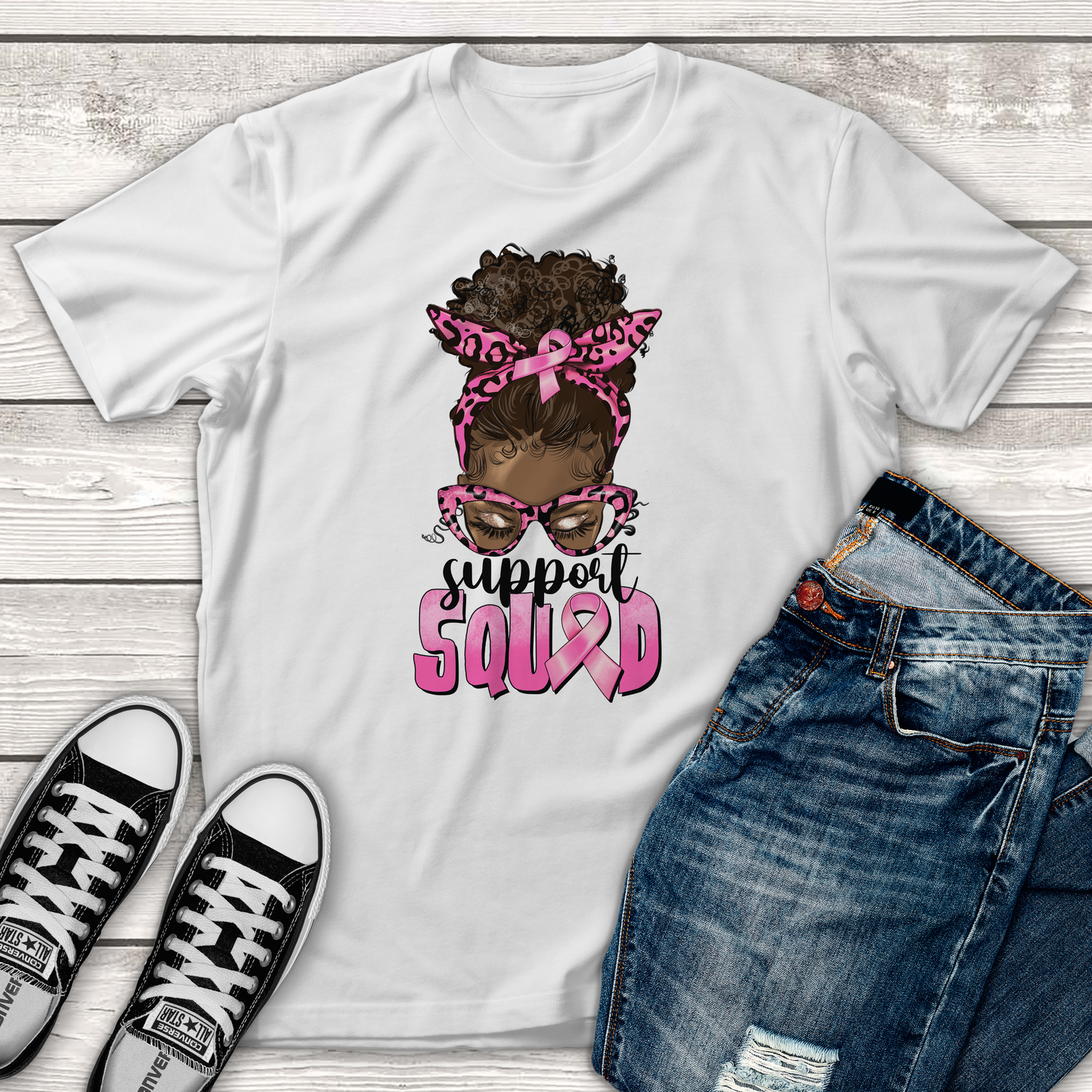 Breast Cancer Warrior Support T-Shirt
