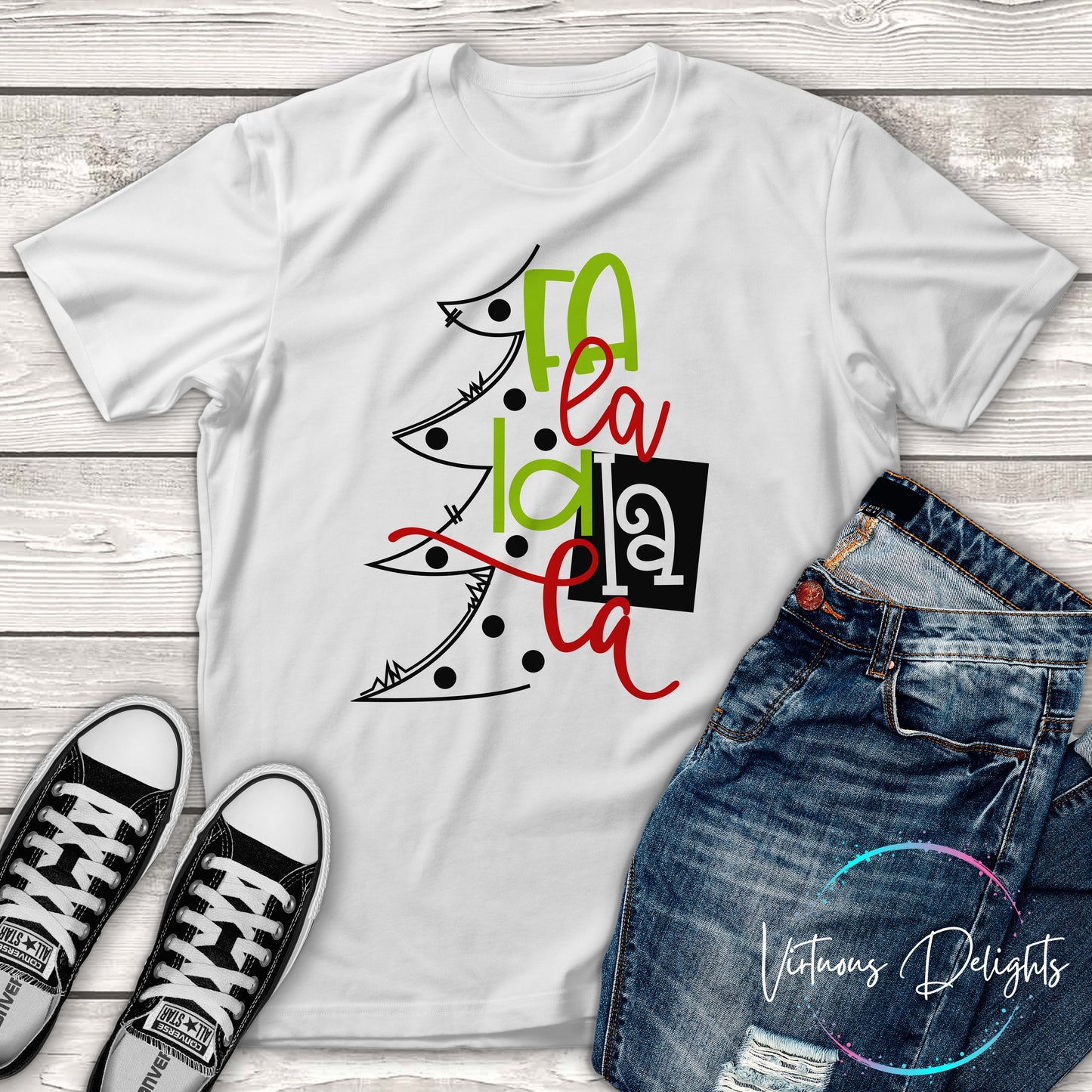 Fa La La La Christmas T-Shirt