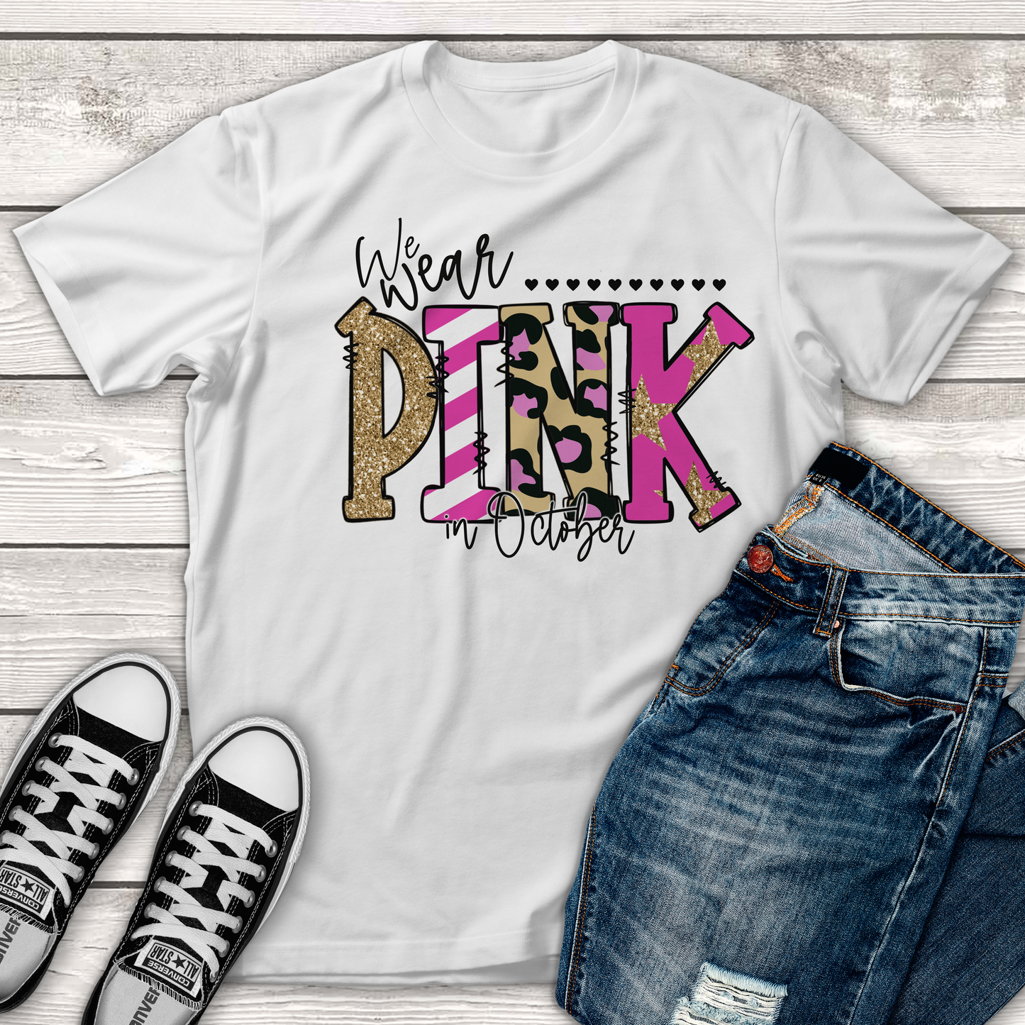 We Wear Pink in October T-Shirt