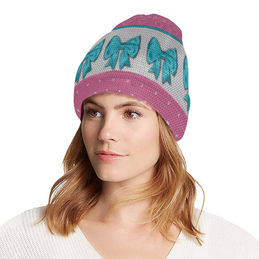 Ugly Christmas Sweater Rock Your Brand All Over Print Beanie for Adults
