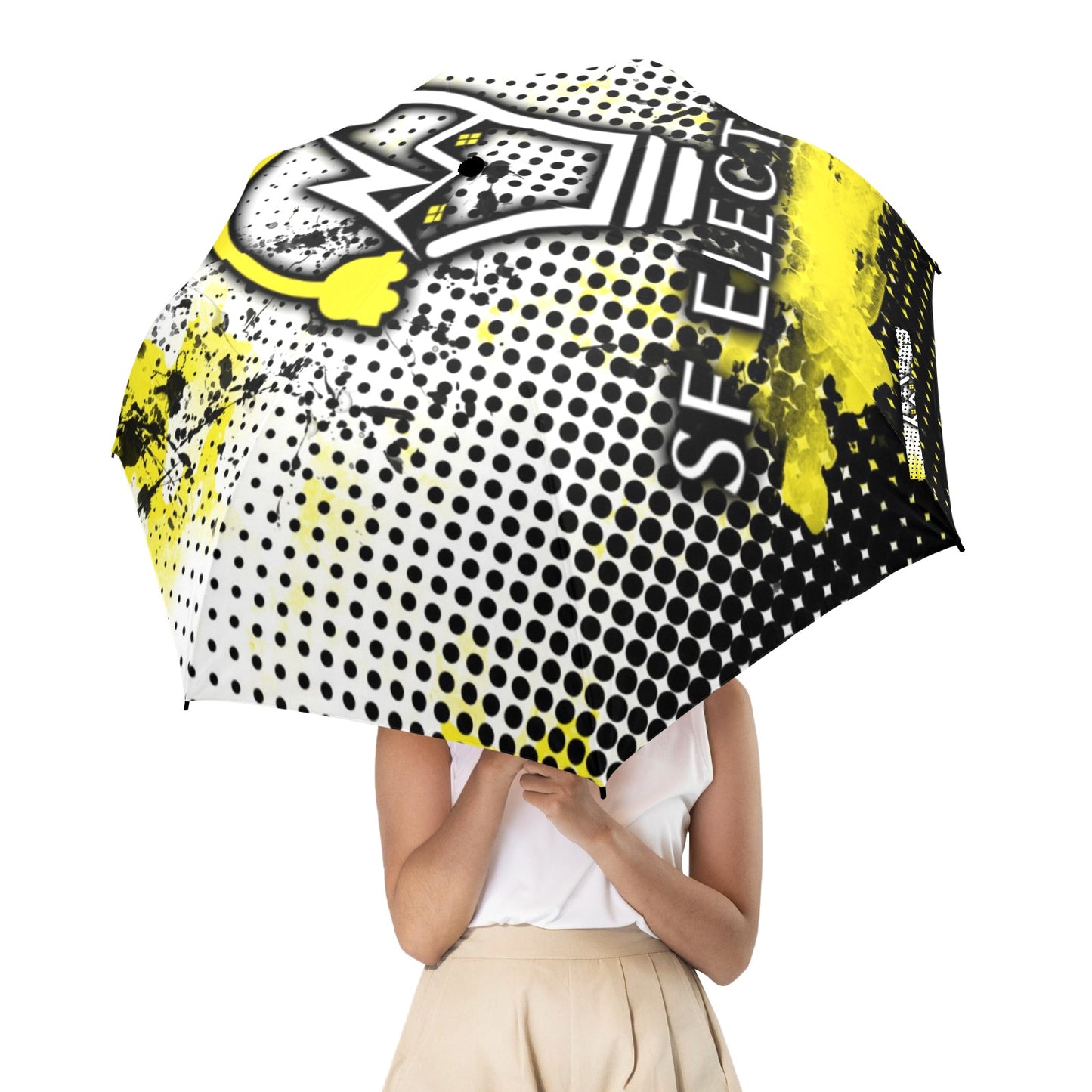 SF Electric front Semi-Automatic Foldable Umbrella