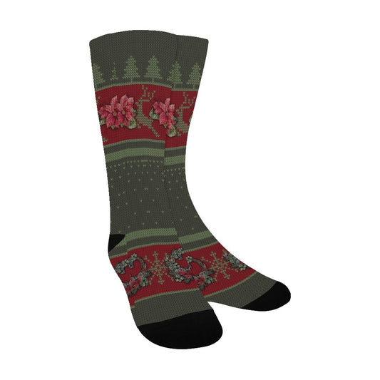 Have a Merry Pugmas Men's Custom Socks