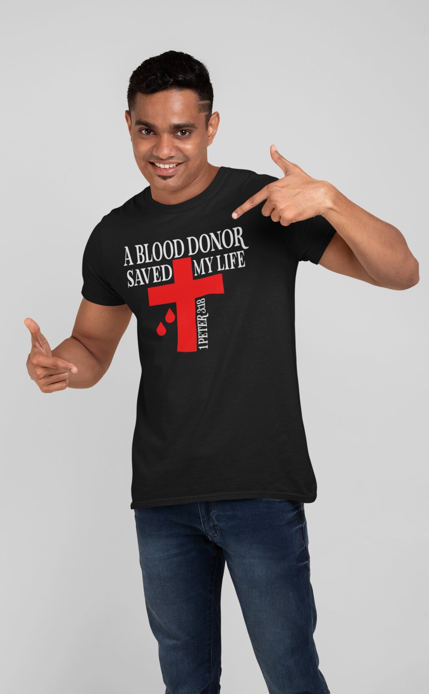 A Blood Donor Saved My Life Men T-Shirt