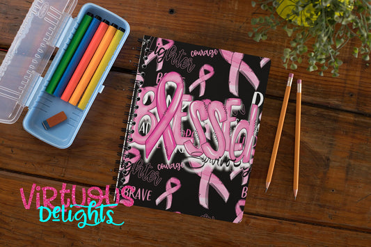 Blessed Breast Cancer Awareness Notebook